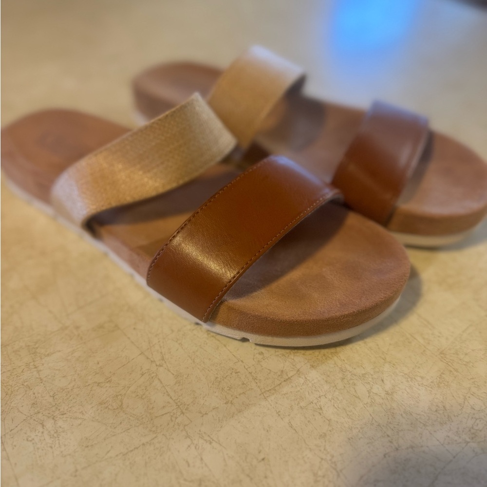 Cliffs by WHITE MOUNTAIN Brown and Tan Sandals